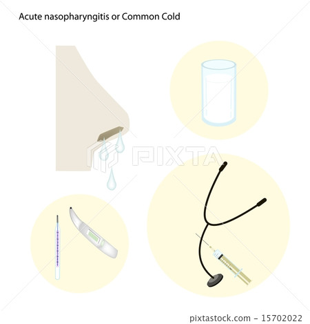 Common Cold Patient with Thermometer Common Cold Patient with Thermometer 15702022