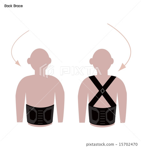 Back Brace or Lumbar Braces for Muscle Back 15702470