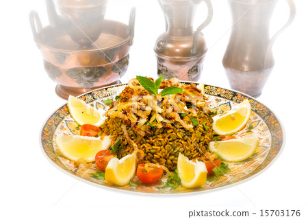 Mejadra - Arabian dish 15703176