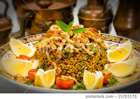 Mejadra - Arabian dish 15703178