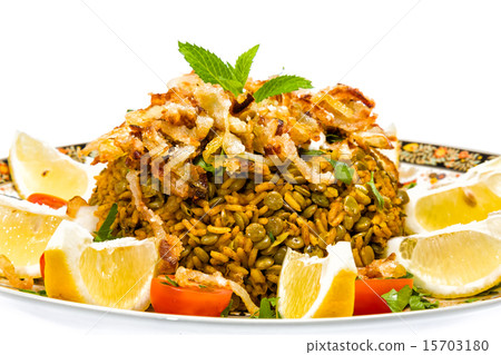 Mejadra - Arabian dish 15703180