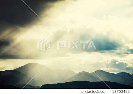 Rain in mountains Rain in mountains 15703433