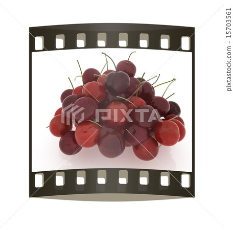 Sweet cherry. The film strip 15703561