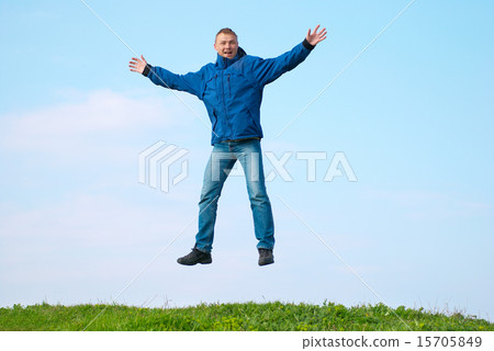 Jumping man 15705849