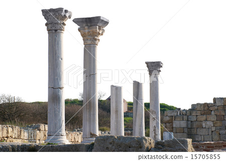 Ancient castle with columns Ancient castle with columns 15705855