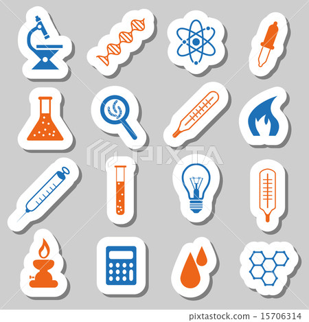 laboratory stickers 15706314
