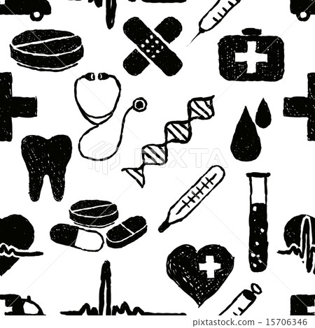 doodle medical seamless pattern doodle medical seamless pattern 15706346