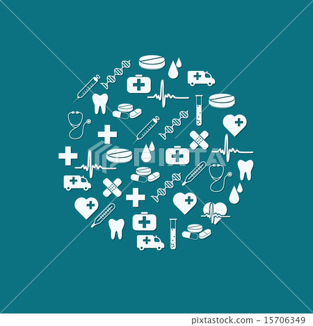 medical icons in circle medical icons in circle 15706349