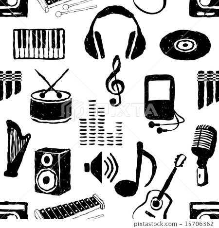 doodle seamless music pattern doodle seamless music pattern 15706362