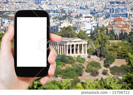 tourist photographs Temple of Hephaestus in Athens tourist photographs Temple of Hephaestus in Athens 15706722