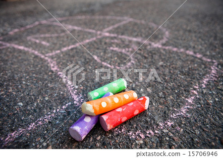 Hopscotch on the ground Hopscotch on the ground 15706946