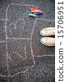Hopscotch on the ground 15706951