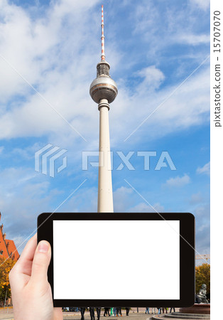 tourist photographs of tv tower in Berlin 15707070