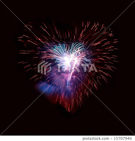 Heart fireworks Heart fireworks 15707940