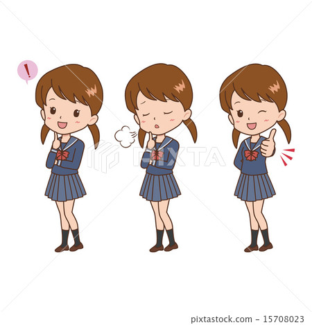 Girls variation - Stock Illustration [15708023] - PIXTA