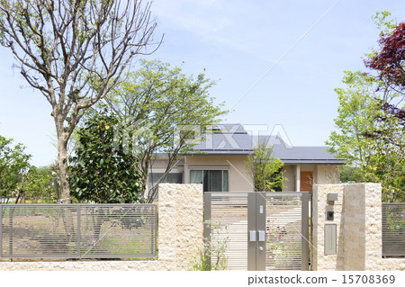 Detached Housing Image Widely Established Homes House Construction Example Detached Housing Image Widely Established Homes House Construction Example 15708369