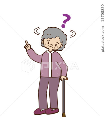 患有癡呆症的女性 15708820