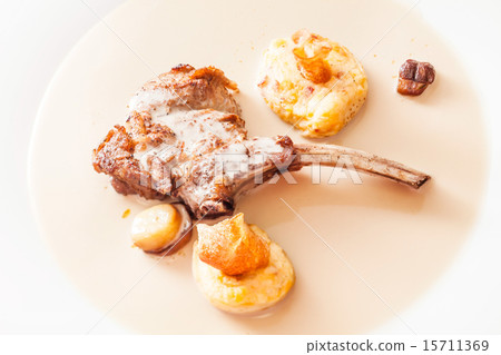 lamb with sauce lamb with sauce 15711369