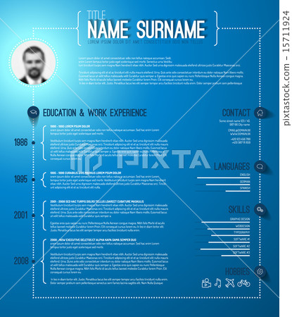 Minimalistic cv / resume template Minimalistic cv / resume template 15711924