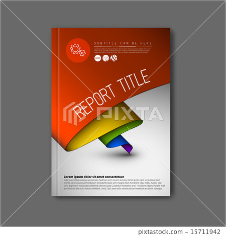 Modern Vector abstract brochure design template Modern Vector abstract brochure design template 15711942