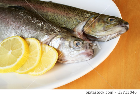 Fish with lemon Fish with lemon 15713046