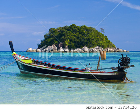 Boat in Lipe, Thailand 15714126