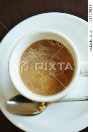 Coffee break · Simple coffee after meal · Black back bird's eye up vertical position Coffee break · Simple coffee after meal · Black back bird's eye up vertical position 15715921