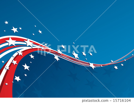 American Flag, Vector patriotic background American Flag, Vector patriotic background 15716104