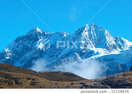 High mountains, covered by snow. 15716670