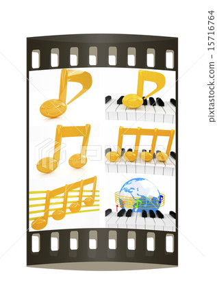 Note set. The film strip 15716764