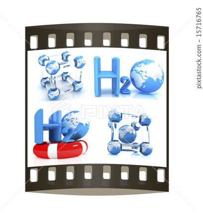 Water set. The film strip Water set. The film strip 15716765
