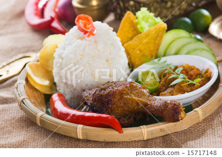 indonesian fried chicken rice indonesian fried chicken rice 15717148