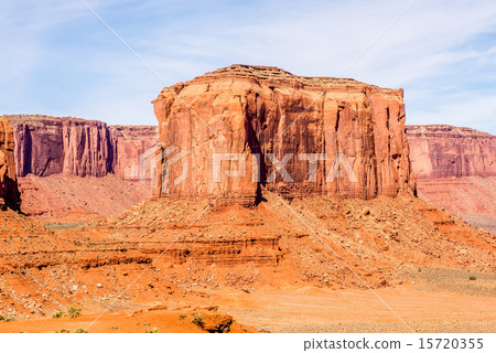 Monument valley under the blue sky Monument valley under the blue sky 15720355