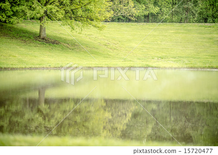 beautiful landscape and reflections in water 15720477