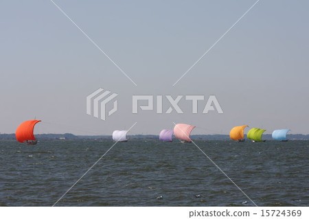 Seven colors sailing boat Seven colors sailing boat 15724369