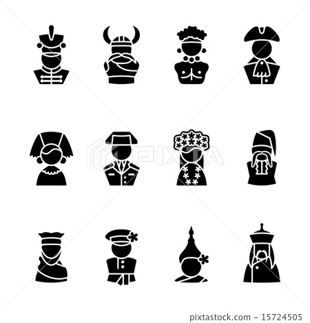 people icon set 15724505