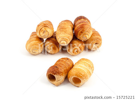 Small group of italian cannoli pastry 15725221