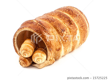 Big and small empty Cannoli pastry 15725225