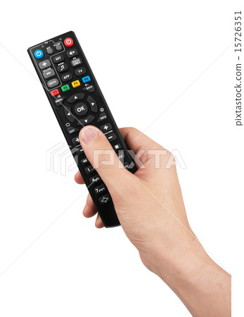 Remote control in hand Remote control in hand 15726351