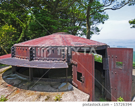 War remains in Nagasaki Still remains steel plate Armor Observatories Marugameyama Fortress 15726394