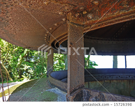 War remains in Nagasaki Still remains steel plate Armor Observatories Marugameyama Fortress 15726398