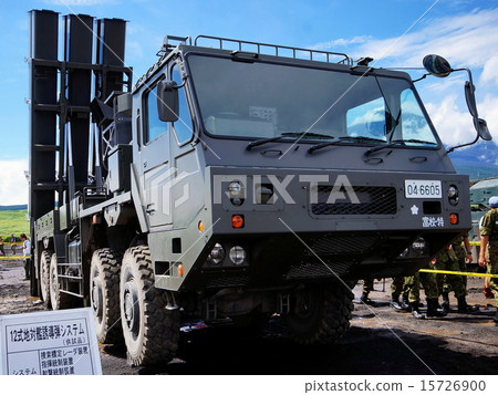 12型地對艦制導子彈系統TYPE 12-SSM重型卡車2014富士一般火力練習 12型地對艦制導子彈系統TYPE 12-SSM重型卡車2014富士一般火力練習 15726900