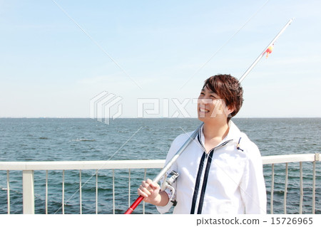 1男（休閒釣魚戶外休閒愛好假日投擲釣魚海釣） 15726965