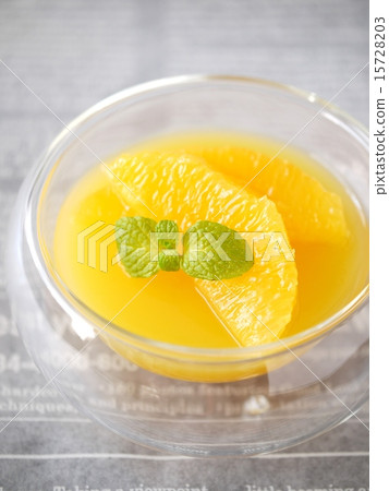 橙色果凍英文字符背景（向上） 15728203