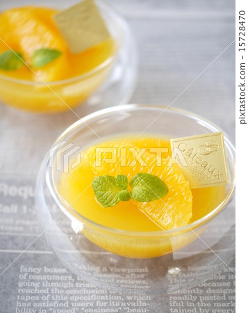 橙色果凍字母表背景 15728470