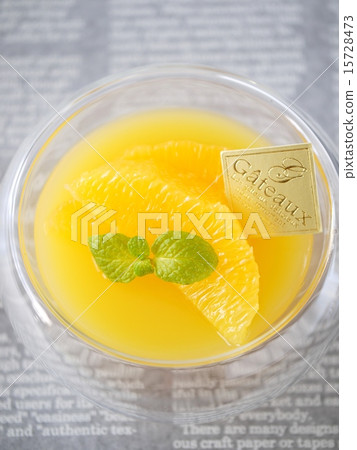 橙色果凍英文字母背景（高角度） 15728473