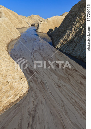 Mud Volcanoes in Buzau, Romania 15729036