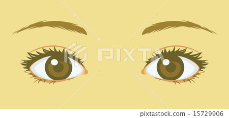 女眼睛雙葉眼皮 女眼睛雙葉眼皮 15729906