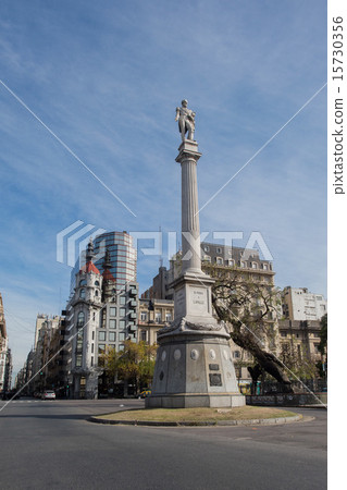 Lavalle marble statue in Buenos Aires Lavalle marble statue in Buenos Aires 15730356