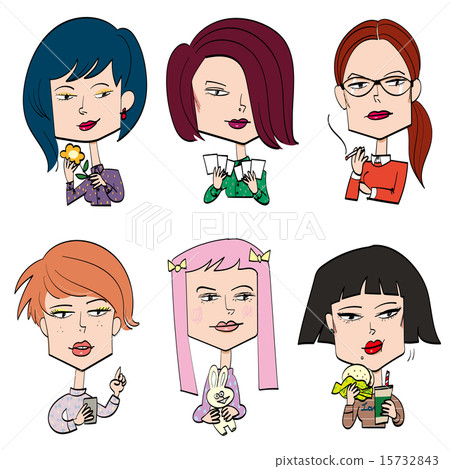 女人圖示 女人圖示 15732843